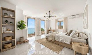 Authentic Mediterranean villa with modern interior and magnificent sea views for sale west of Estepona center 789014 