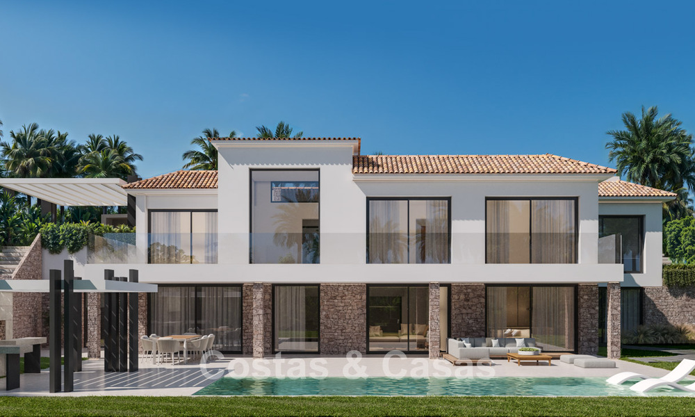 Luxuriously renovated, modern Mediterranean luxury villa for sale in the heart of Nueva Andalucia, Marbella 789051