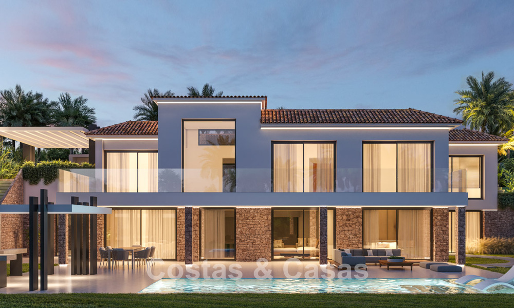 Luxuriously renovated, modern Mediterranean luxury villa for sale in the heart of Nueva Andalucia, Marbella 789055