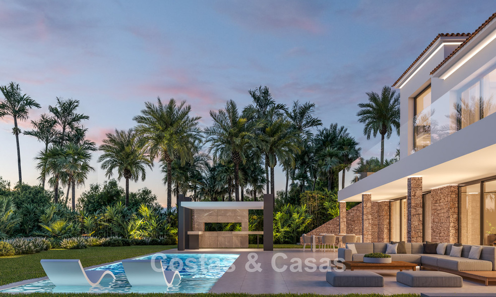 Luxuriously renovated, modern Mediterranean luxury villa for sale in the heart of Nueva Andalucia, Marbella 789056