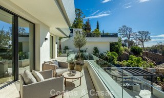 Attractive designer villa with spectacular sea views for sale in Elviria, east of Marbella center 789087 