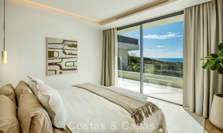 Attractive designer villa with spectacular sea views for sale in Elviria, east of Marbella center 789093 