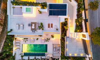 Attractive designer villa with spectacular sea views for sale in Elviria, east of Marbella center 789105 