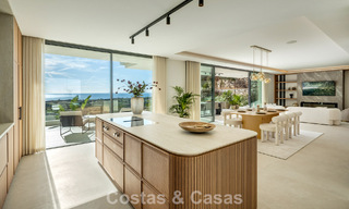 Attractive designer villa with spectacular sea views for sale in Elviria, east of Marbella center 789110 