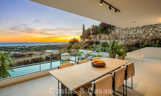 Attractive designer villa with spectacular sea views for sale in Elviria, east of Marbella center 789122 