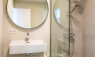 Duplex penthouse with sea views for sale within walking distance of amenities and Puerto Banus in Nueva Andalucia, Marbella 789321 