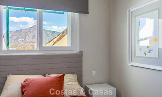 Duplex penthouse with sea views for sale within walking distance of amenities and Puerto Banus in Nueva Andalucia, Marbella 789324 