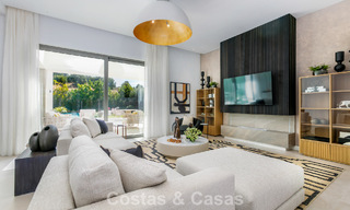 Move-in ready luxury villa with minimalist architecture for sale on the New Golden Mile between Marbella and Estepona 789678 