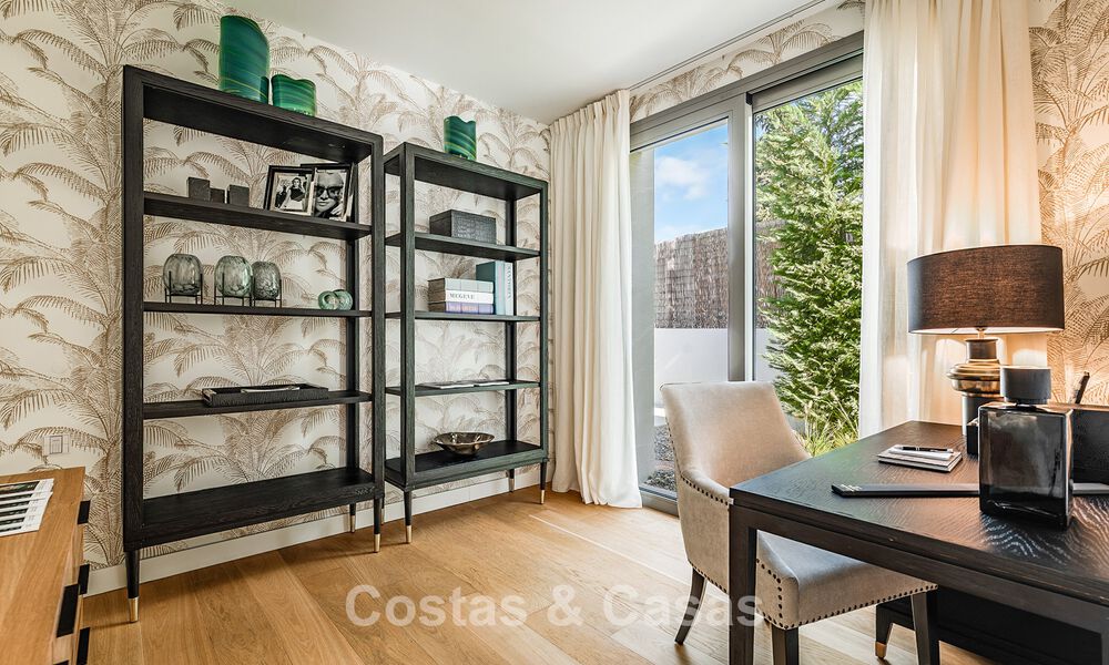 Move-in ready luxury villa with minimalist architecture for sale on the New Golden Mile between Marbella and Estepona 789682