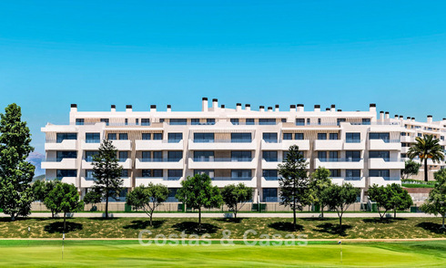 Contemporary new-build apartments for sale bordering the golf course in Mijas, Costa del Sol 789304