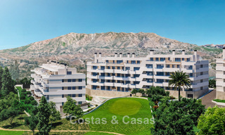 Contemporary new-build apartments for sale bordering the golf course in Mijas, Costa del Sol 789305 