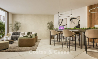 Contemporary new-build apartments for sale bordering the golf course in Mijas, Costa del Sol 791141 