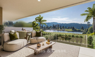 Contemporary new-build apartments for sale bordering the golf course in Mijas, Costa del Sol 791143 