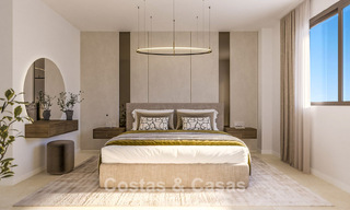 Contemporary new-build apartments for sale bordering the golf course in Mijas, Costa del Sol 791146 