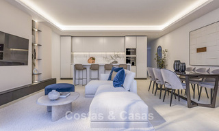 Contemporary new-build apartments for sale bordering the golf course in Mijas, Costa del Sol 791147 