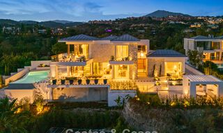 Modern-Mediterranean luxury villa for sale within a gated premier community in La Quinta, Benahavís - Marbella 789460 