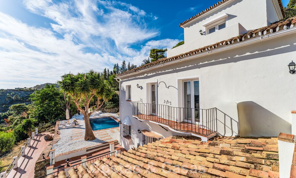 Elegant Andalusian luxury villa with timeless charm for sale in El Madroñal, Marbella - Benahavis 789527
