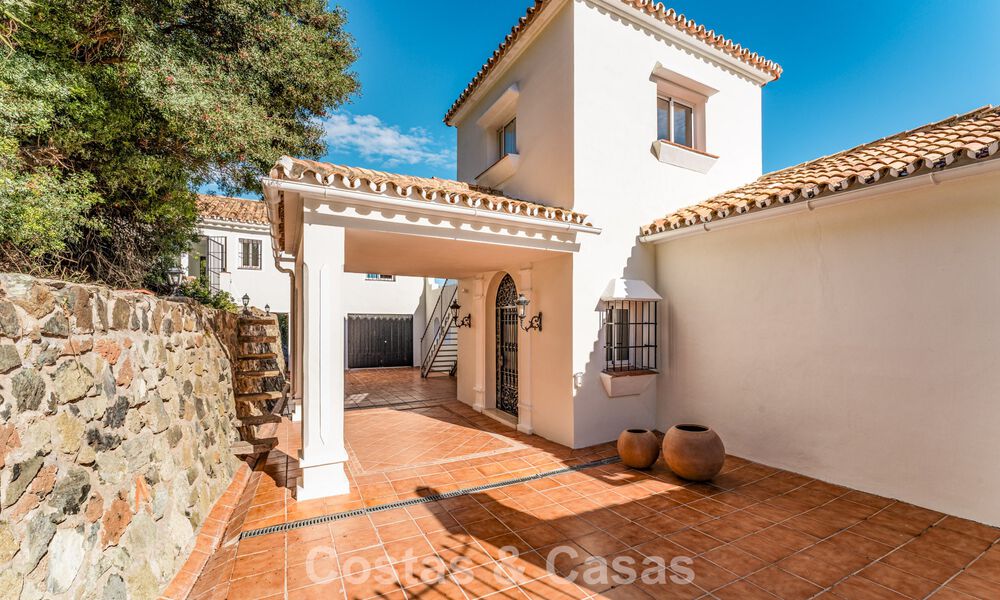 Elegant Andalusian luxury villa with timeless charm for sale in El Madroñal, Marbella - Benahavis 789530