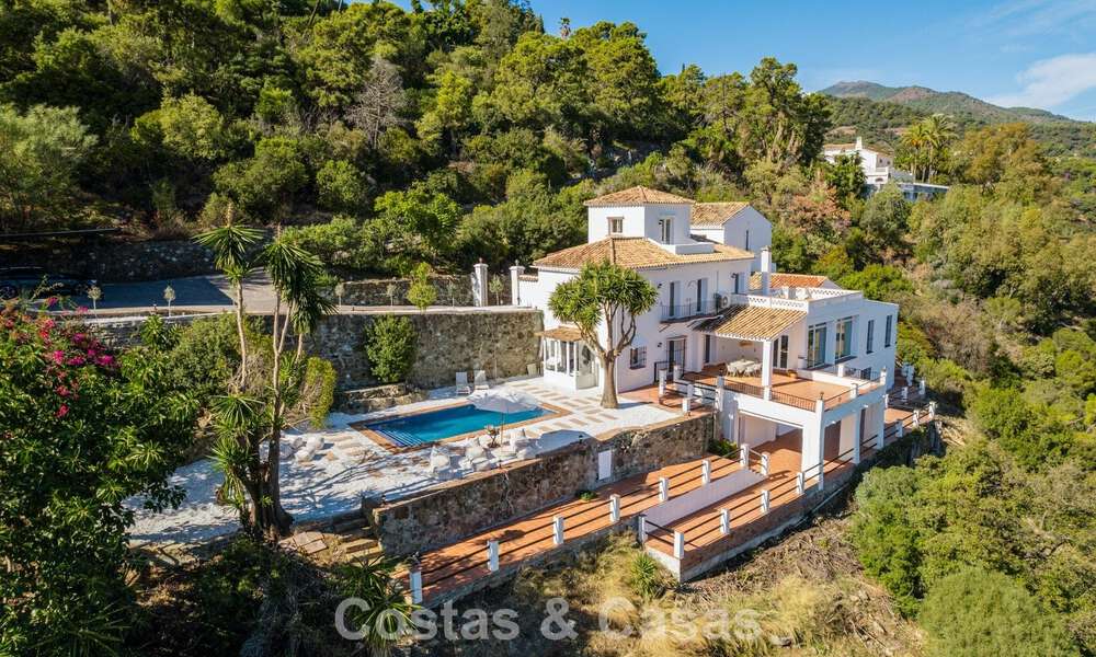 Elegant Andalusian luxury villa with timeless charm for sale in El Madroñal, Marbella - Benahavis 789531