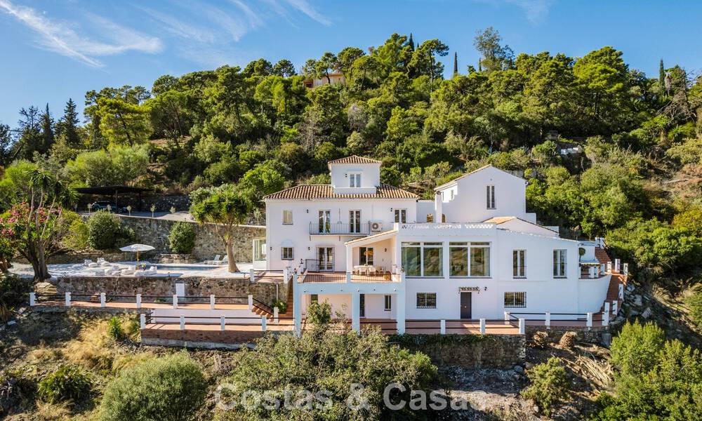 Elegant Andalusian luxury villa with timeless charm for sale in El Madroñal, Marbella - Benahavis 789532