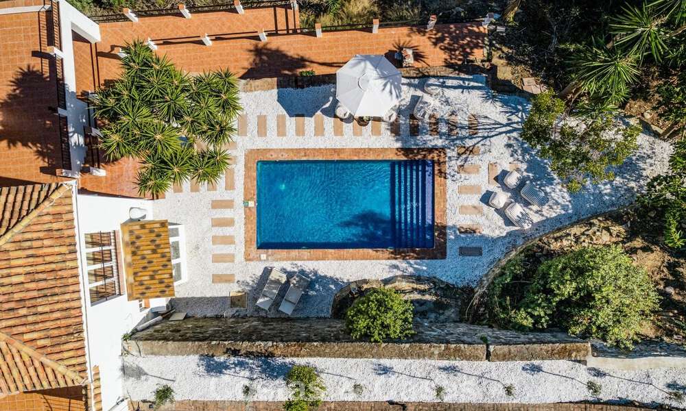 Elegant Andalusian luxury villa with timeless charm for sale in El Madroñal, Marbella - Benahavis 789533