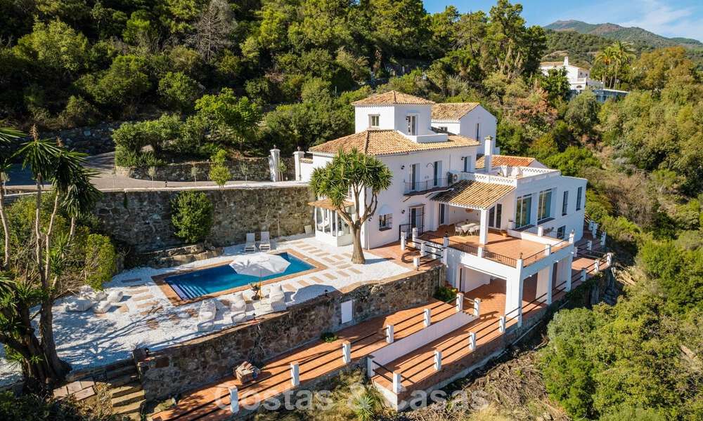 Elegant Andalusian luxury villa with timeless charm for sale in El Madroñal, Marbella - Benahavis 789580