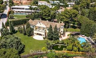 Remarkable Spanish villa for sale with sea views and a large plot in Sierra Blanca, Marbella 789624 