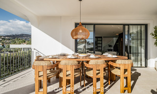 Modern-Mediterranean villa with sea views for sale in a preferred area of Nueva Andalucía, Marbella 789637 