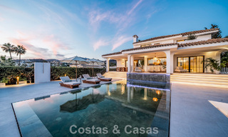 Modern-Mediterranean villa with sea views for sale in a preferred area of Nueva Andalucía, Marbella 789640 