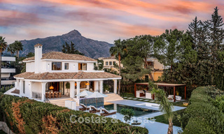 Modern-Mediterranean villa with sea views for sale in a preferred area of Nueva Andalucía, Marbella 789647 