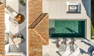 Modern-Mediterranean villa with sea views for sale in a preferred area of Nueva Andalucía, Marbella 789650 