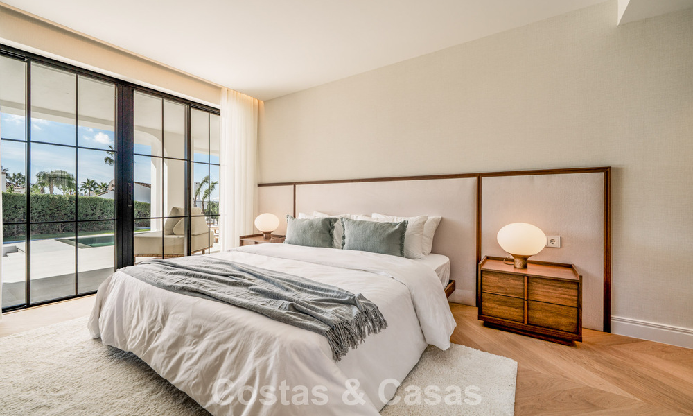 Modern-Mediterranean villa with sea views for sale in a preferred area of Nueva Andalucía, Marbella 789668