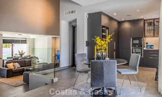 Prime Location! Spacious townhouse for sale with modern interior in the Aloha Golf community in Nueva Andalucía, Marbella 790167 