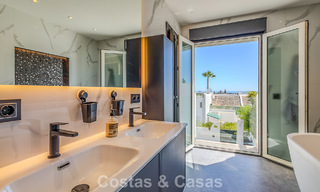 Prime Location! Spacious townhouse for sale with modern interior in the Aloha Golf community in Nueva Andalucía, Marbella 790175 