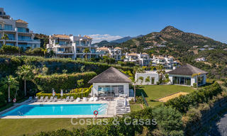 Stylish 3-bedroom apartment for sale with panoramic sea views in a gated resort in Benahavis - Marbella 790134 