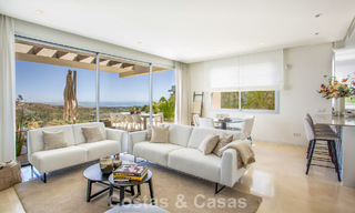 Stylish 3-bedroom apartment for sale with panoramic sea views in a gated resort in Benahavis - Marbella 790149 