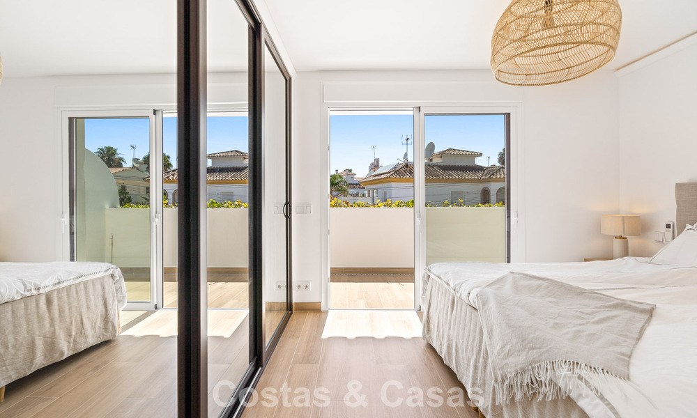 Townhouse with contemporary interior for sale, within walking distance of the beach and the centre of San Pedro, Marbella 790064
