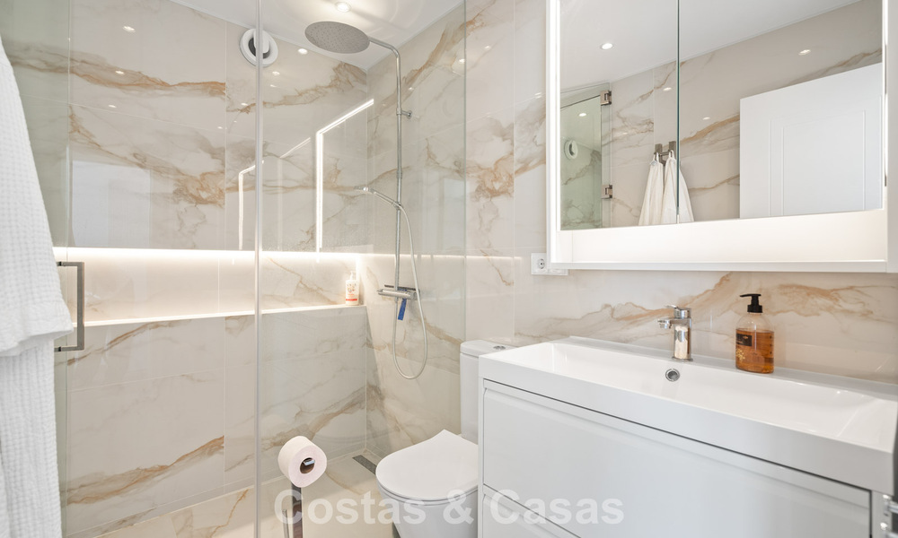 Townhouse with contemporary interior for sale, within walking distance of the beach and the centre of San Pedro, Marbella 790065