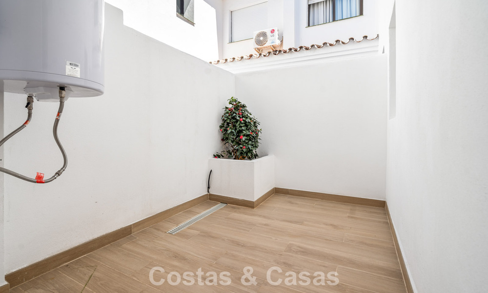Townhouse with contemporary interior for sale, within walking distance of the beach and the centre of San Pedro, Marbella 790085