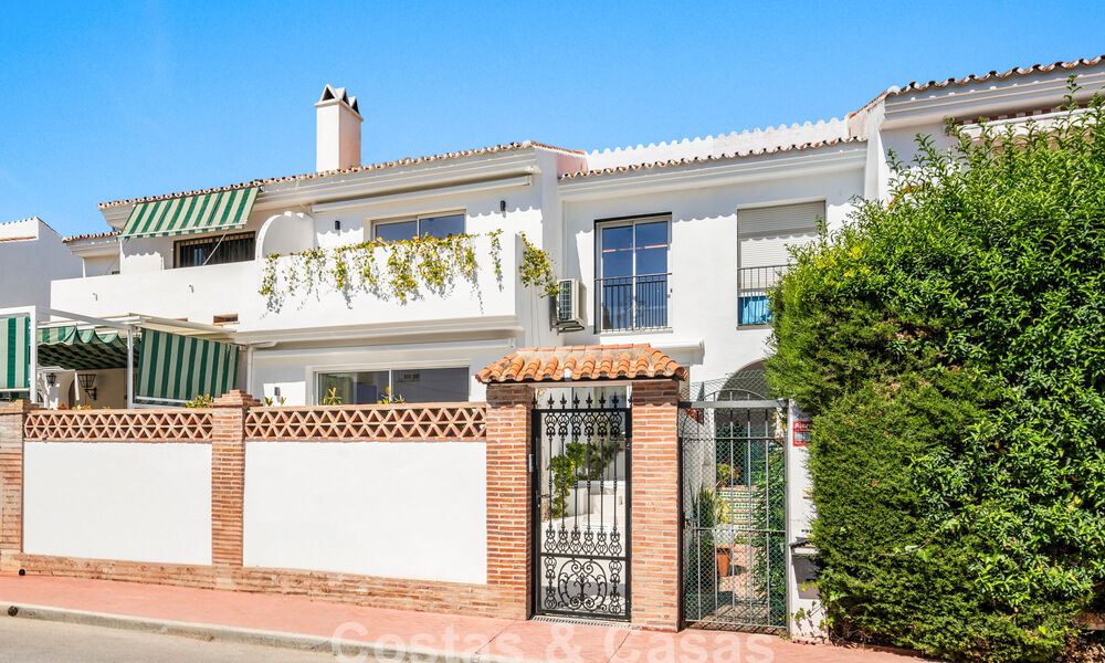 Townhouse with contemporary interior for sale, within walking distance of the beach and the centre of San Pedro, Marbella 790086
