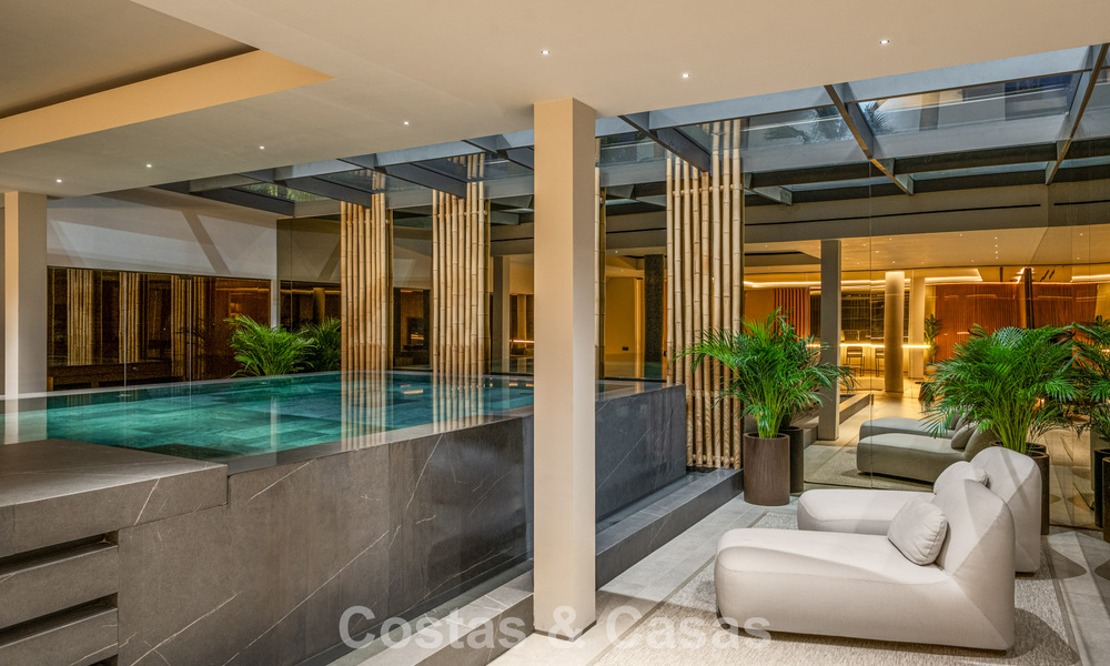 Impressive luxury villa with golf and sea views for sale in La Quinta, Benahavis - Marbella 790183