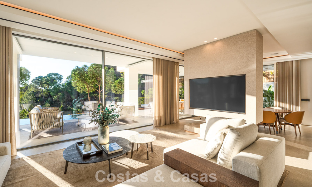 Impressive luxury villa with golf and sea views for sale in La Quinta, Benahavis - Marbella 790186