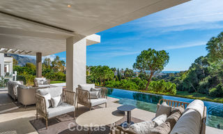 Impressive luxury villa with golf and sea views for sale in La Quinta, Benahavis - Marbella 790199 