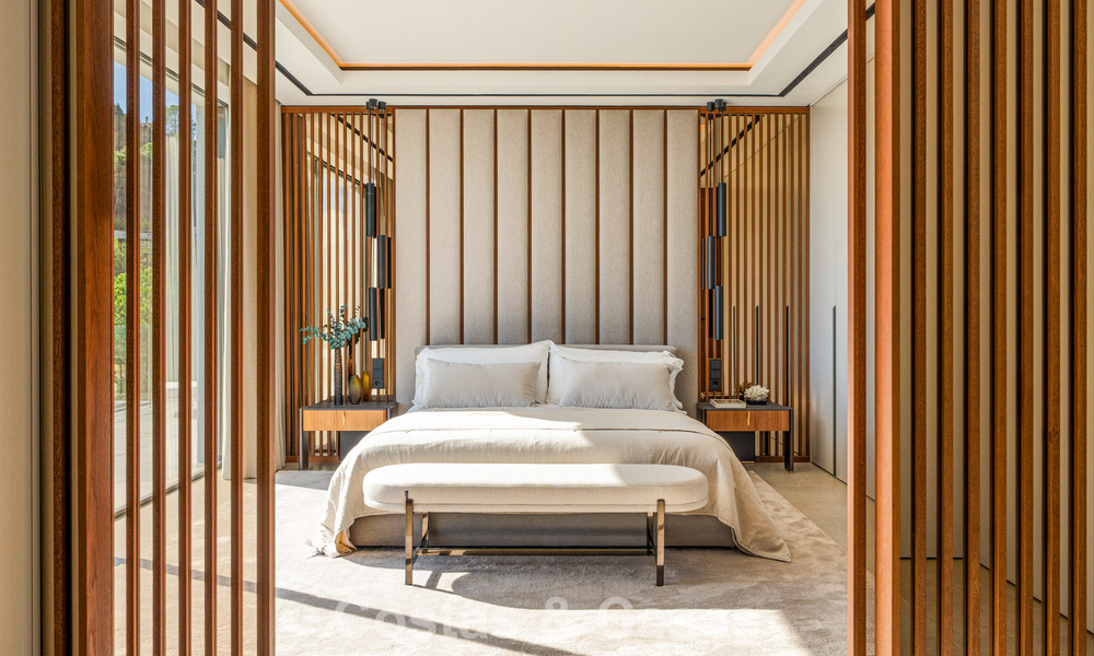 Impressive luxury villa with golf and sea views for sale in La Quinta, Benahavis - Marbella 790204