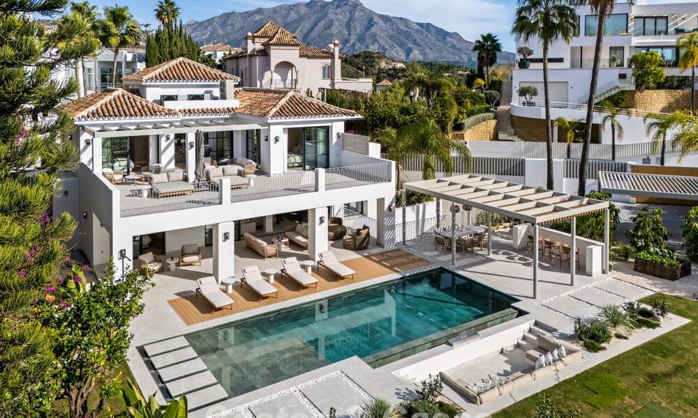 First-class renovated luxury villa for sale in a preferred community in La Quinta, Marbella - Benahavis 790216