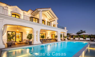 Mediterranean luxury villa with classic architecture for sale and sea views in Marbella Club Resort in Benahavís 790327 