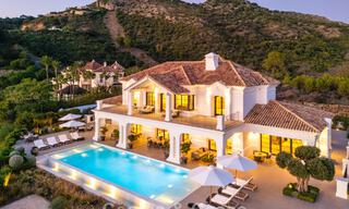 Mediterranean luxury villa with classic architecture for sale and sea views in Marbella Club Resort in Benahavís 790334 