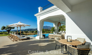Mediterranean luxury villa with classic architecture for sale and sea views in Marbella Club Resort in Benahavís 790337 