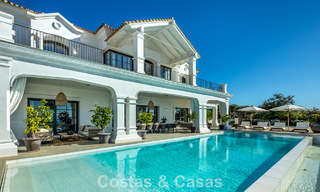 Mediterranean luxury villa with classic architecture for sale and sea views in Marbella Club Resort in Benahavís 790341 