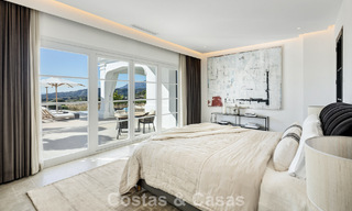 Mediterranean luxury villa with classic architecture for sale and sea views in Marbella Club Resort in Benahavís 790348 